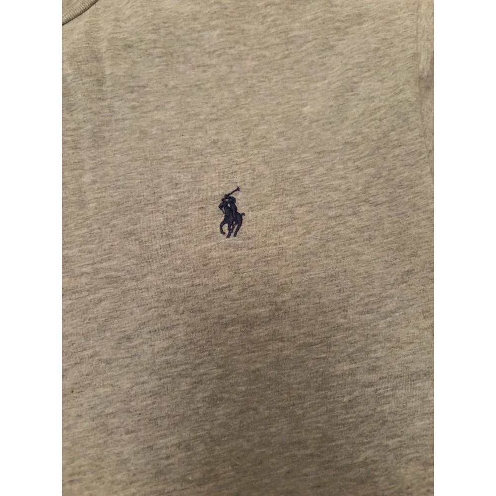 Polo Ralph Lauren Mens LT Tall Heather Grey Crewneck Short Sleeve Pony T-Shirt